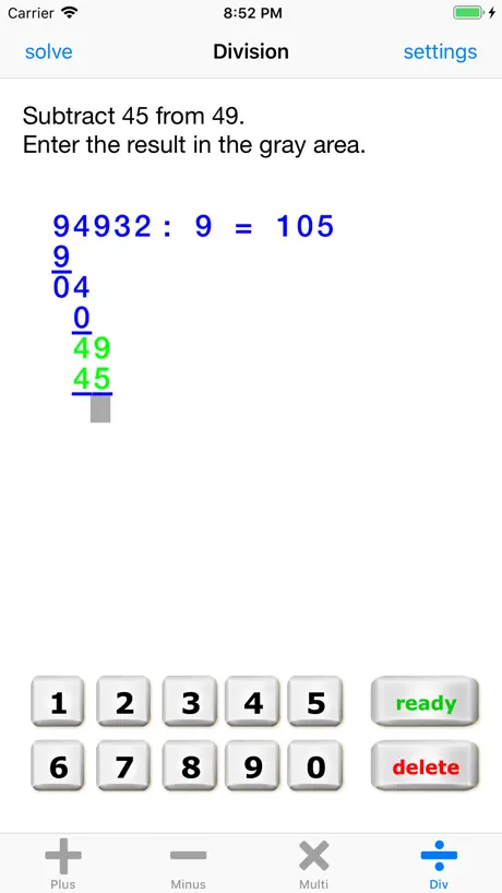 Written math for Grade School