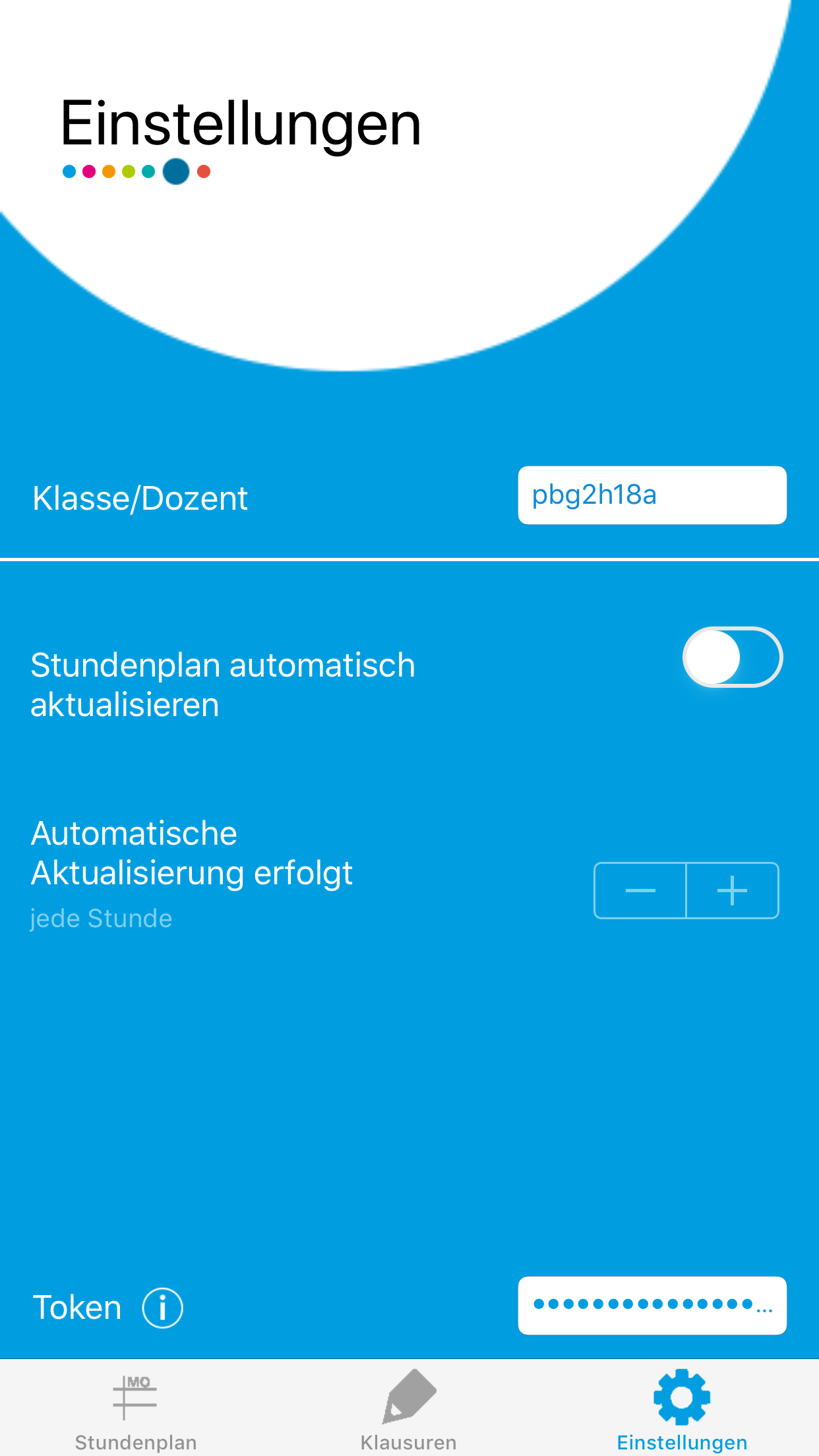bib Stundenplan