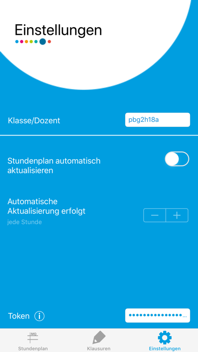 bib Stundenplan screenshot