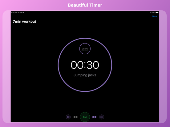 Timer - Configurable Timer iPad screenshot 1 - Utilities app