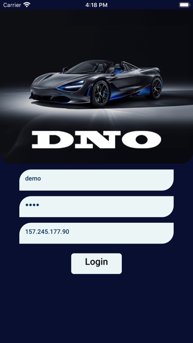 DNO USA Tracker Screenshot