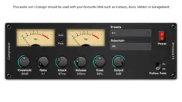 audio compressor auv3 plugin iphone screenshot 1