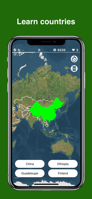 ‎Geography: learn the world map Screenshot