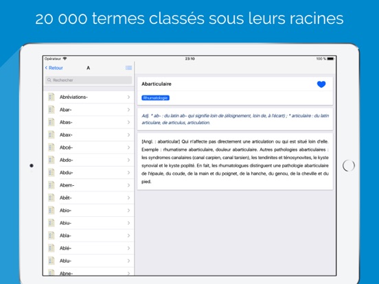 Screenshot #4 pour Dictionnaire Médical Français