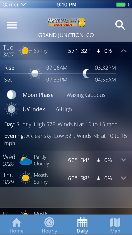 KJCT 8 First Warn Weather screenshot-3