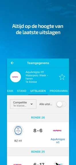 Game screenshot knzb waterpolo apk