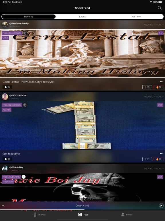 BeatStyle: Explore Beats & Rap iPad screenshot 3 - Music app