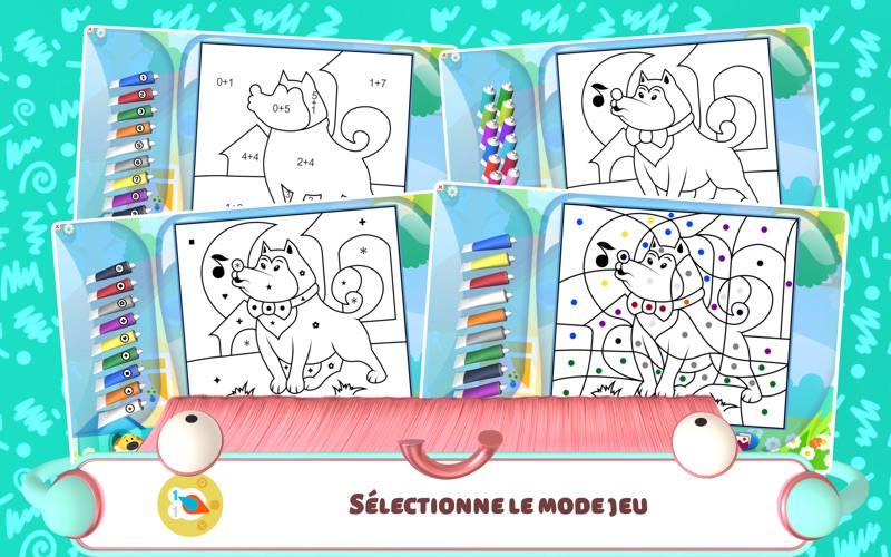 Screenshot #2 pour Coloriages Magiques - Chiens +