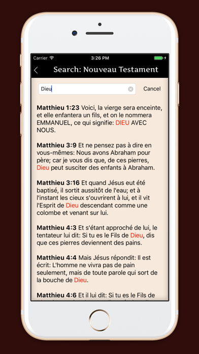 La Sainte Bible - français Screenshot