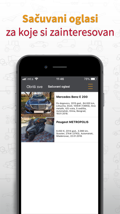 PolovniAutomobili Screenshot