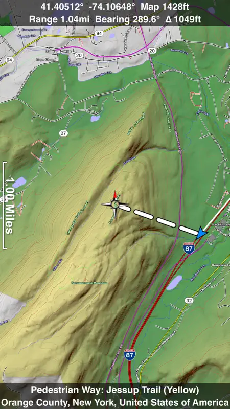 Scenic Map Eastern USA screenshot 1 of 5