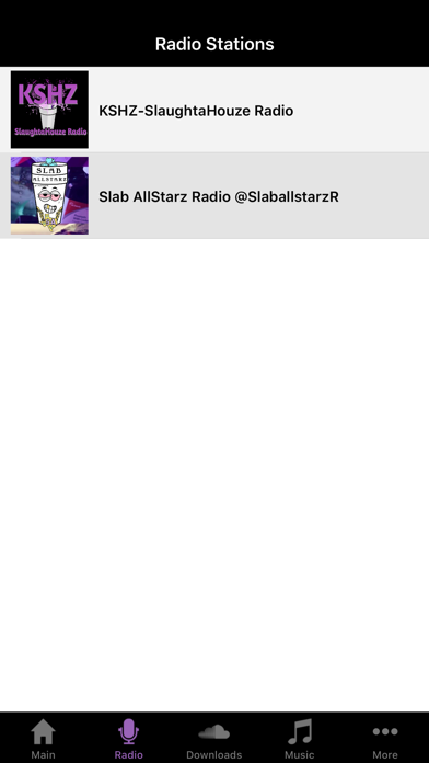 KSHZ-SlaughtaHouze Radio Screenshot