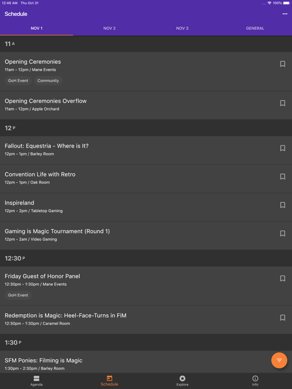Ponyville Ciderfest Convention iPad screenshot 5 - Reference app