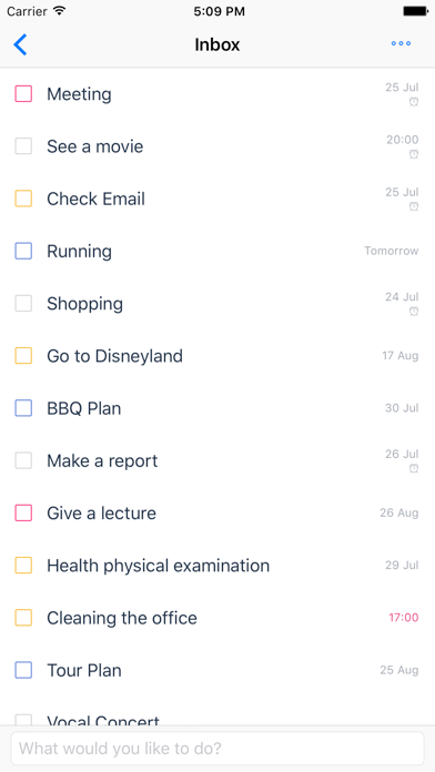 Screenshot #3 pour Lister - Todo List & Reminder