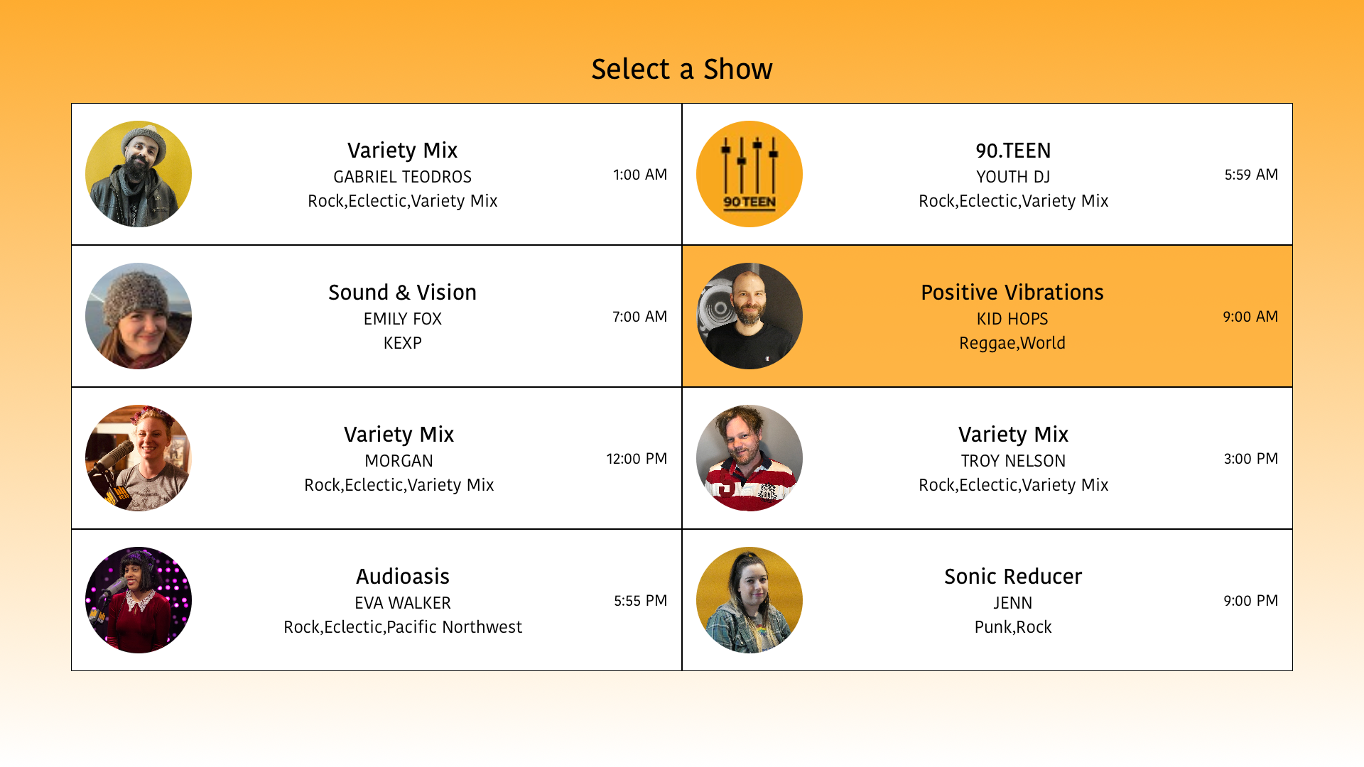 KEXP TV Stream screenshot 3