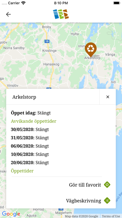 Renhållningen Kristianstad Screenshot
