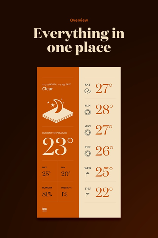 Forecast - The Weather App - náhled