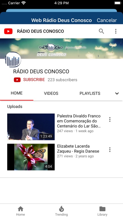 Web Rádio Deus Conosco screenshot-5