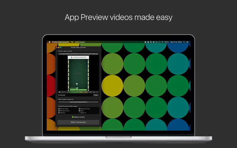 app preview video converter iphone screenshot 1
