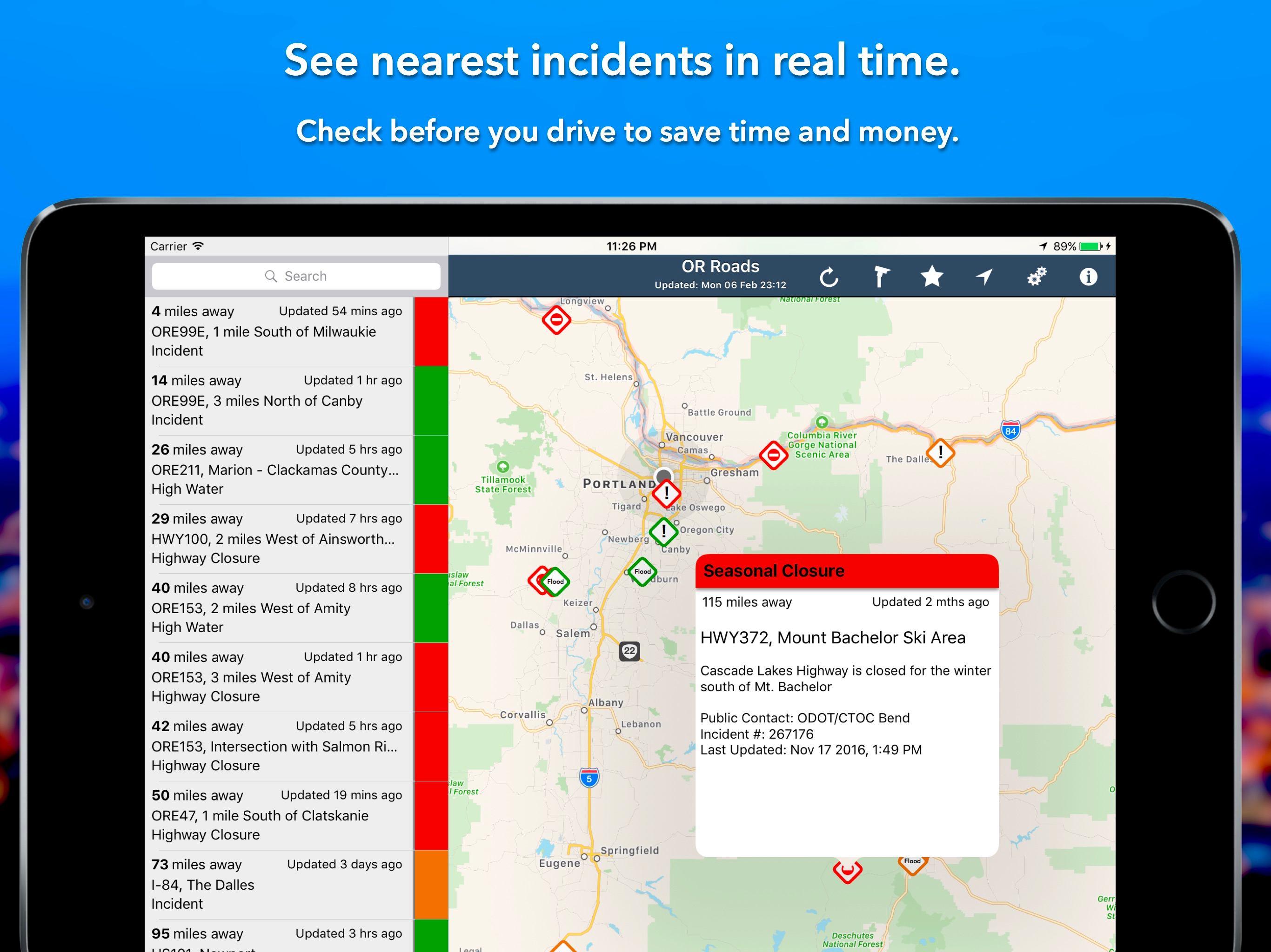 Oregon Roads Traffic screenshot 9