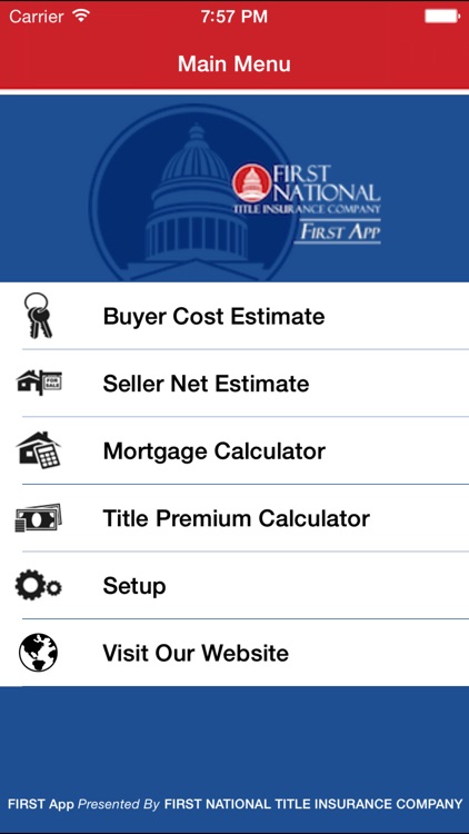 FIRST App – Real Estate Title