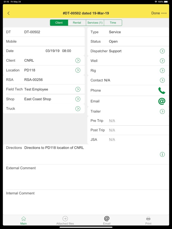 App screenshot