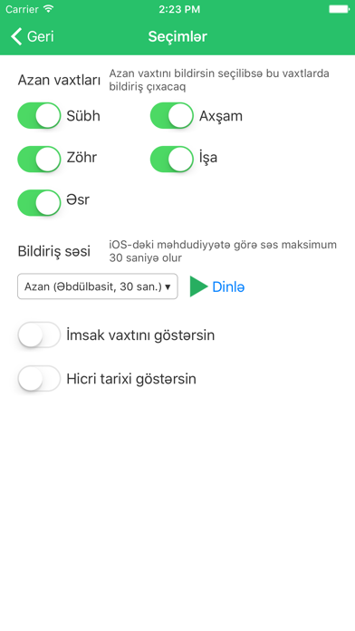 Screenshot #3 pour Namaz vaxti