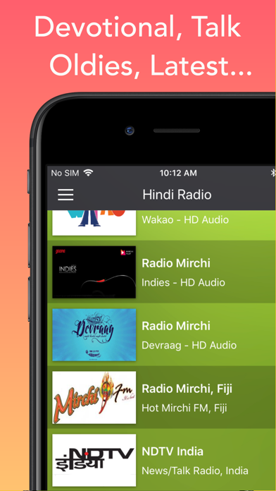 Hindi Radio - Hindi Songs HD Screenshot