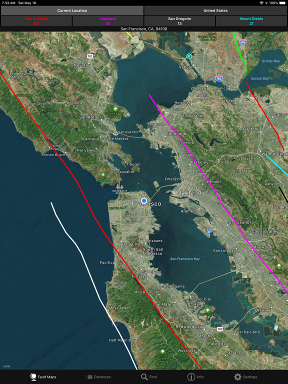 U.S. Earthquake Faults