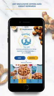 auntie anne's pretzel perks iphone screenshot 2