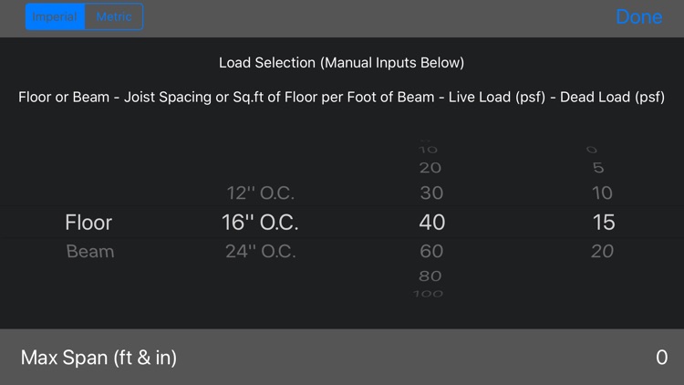 Beam & Joist Span Calculator screenshot-4