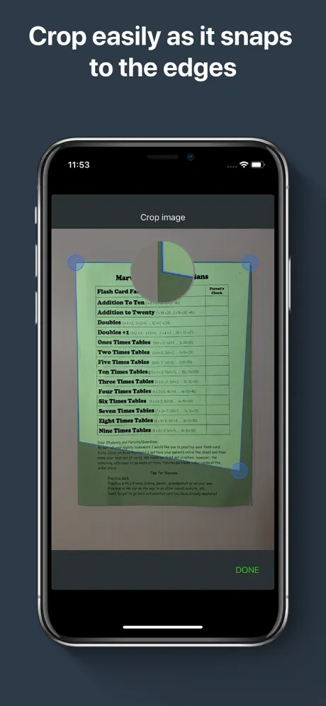 Office Scanner Quick Crop PDF