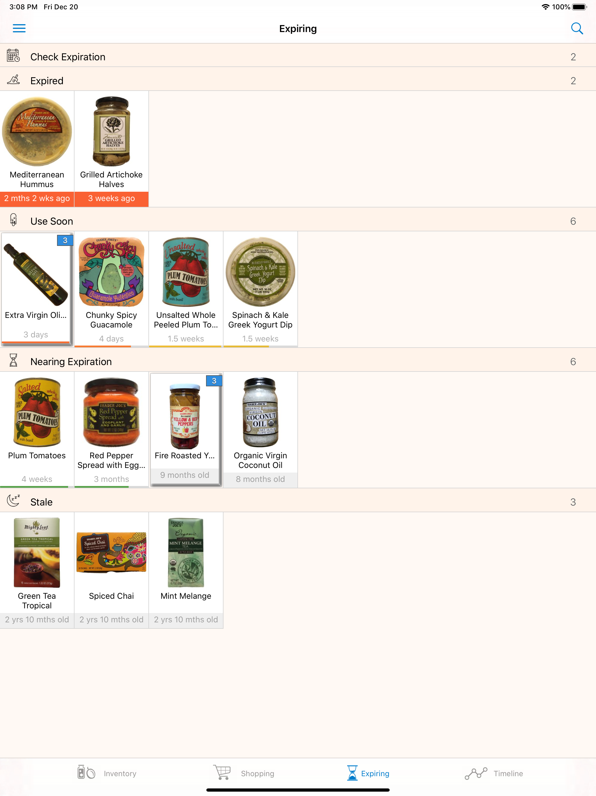 Pantry Check - Grocery List
