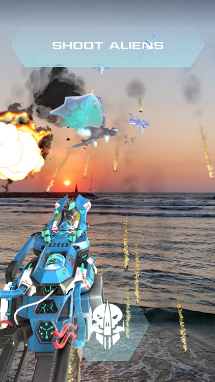 Black Snow AR: Alien Shooter screenshot-0