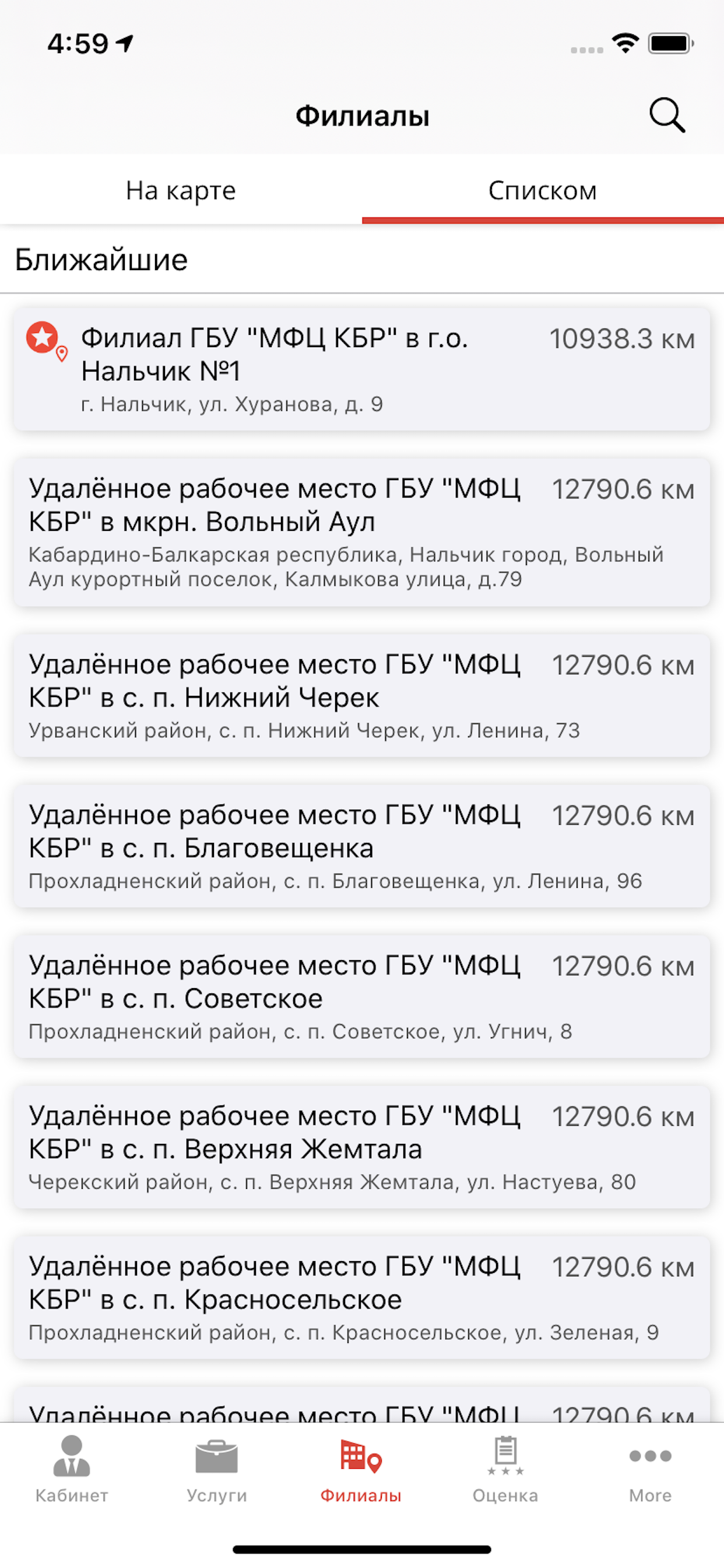 Мои документы КБР