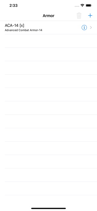 Screenshot of ArmorMaker