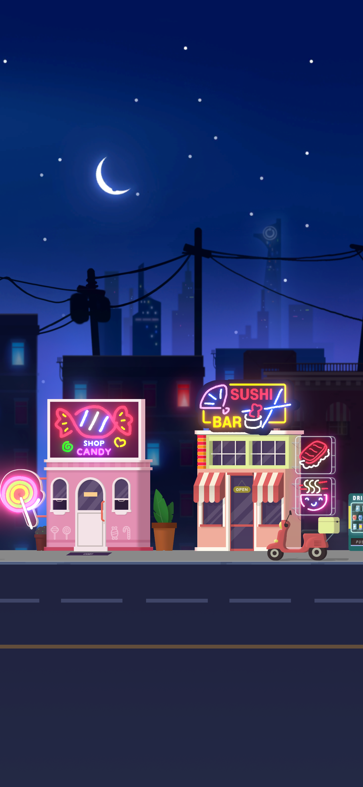 My Neon City - Healing game
