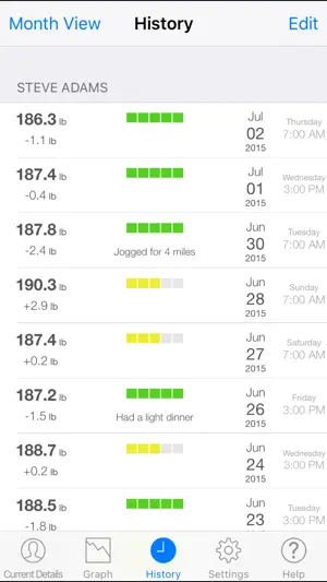 Monitor Your Weight screenshot 3