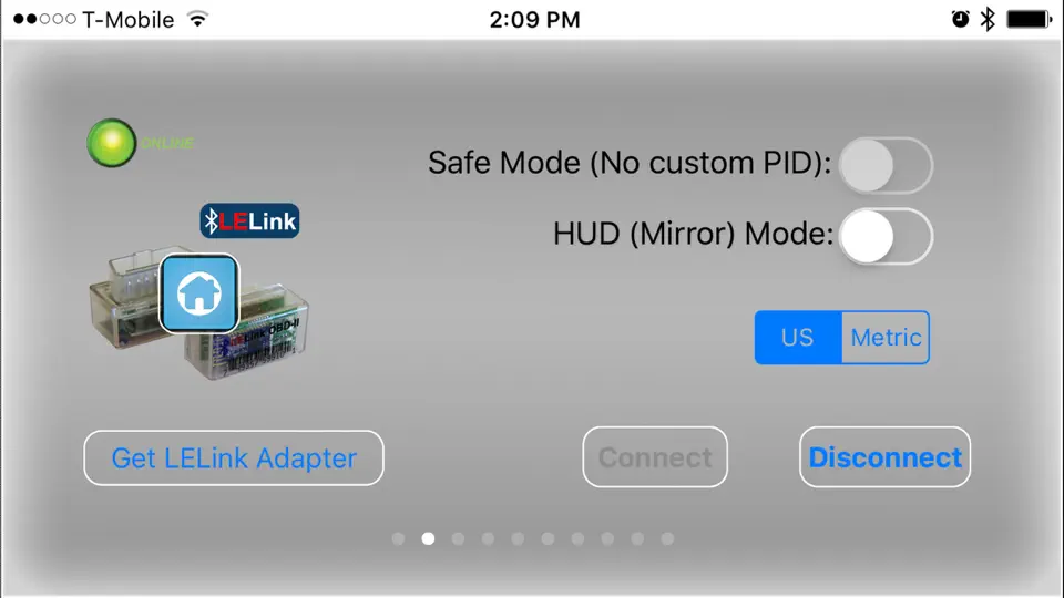 Captura de pantalla de Engine Link LE en iPhone 4