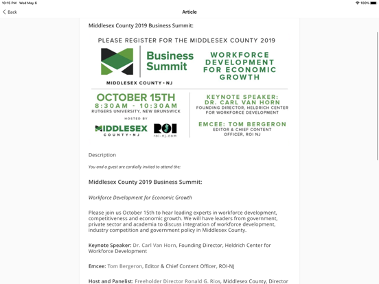 Screenshot #6 pour My Middlesex County