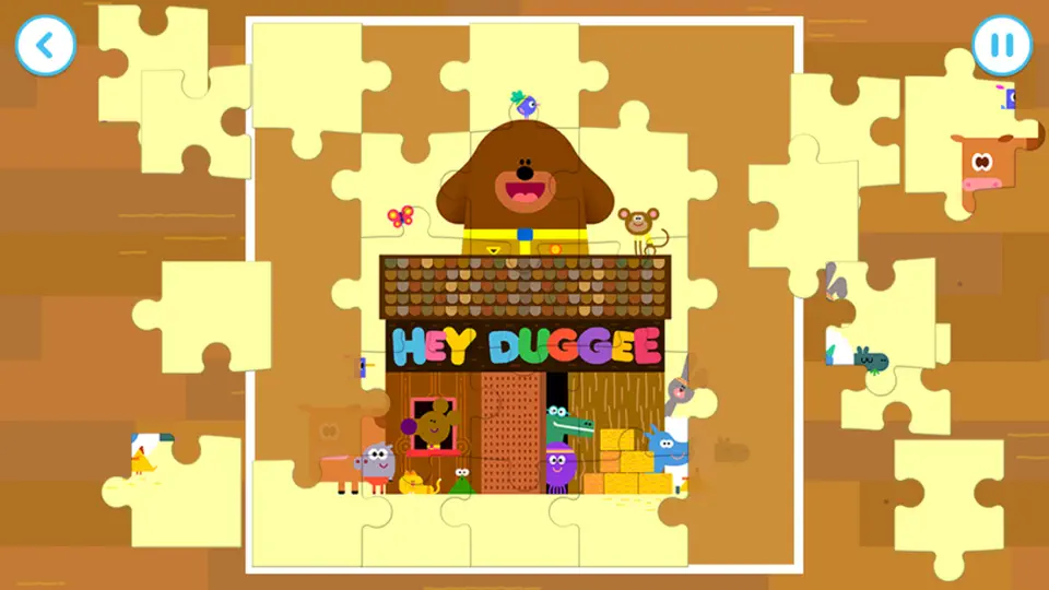 Captura de pantalla de Hey Duggee Jigsaws en iPhone 4