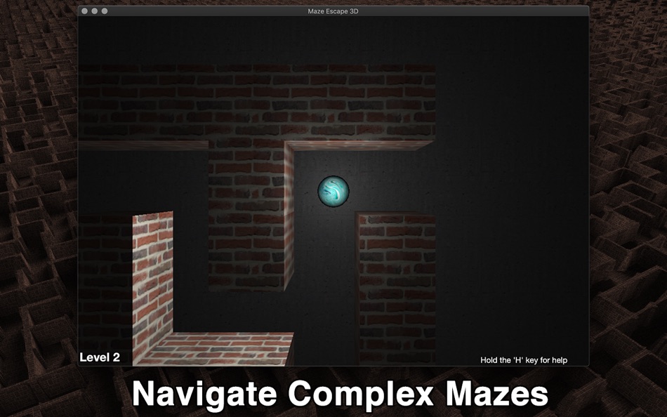 #2. Maze Escape 3D (macOS) 由: Solaz Dazen srl