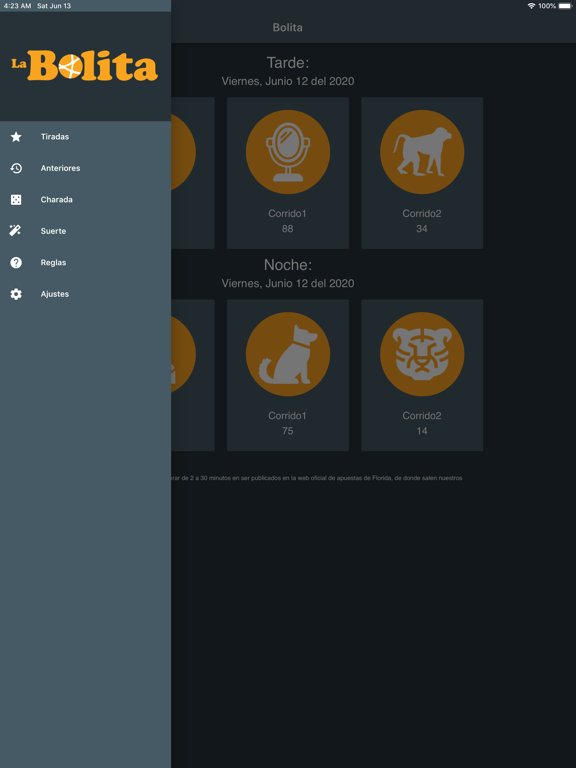 La Bolita: la lotería de Cuba iPad screenshot 3 - Finance app