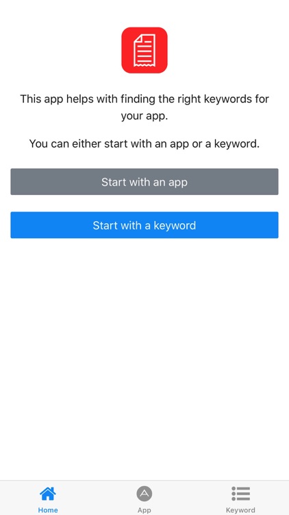 App Keyword Tool