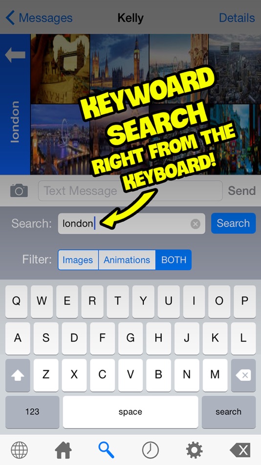 #4. CLIPish Keyboard (iOS) By: Dating DNA, Inc.