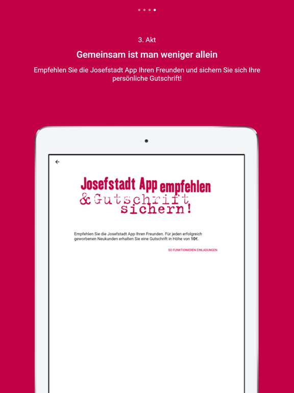 Josefstadt Theater iPad screenshot 4 - Entertainment app