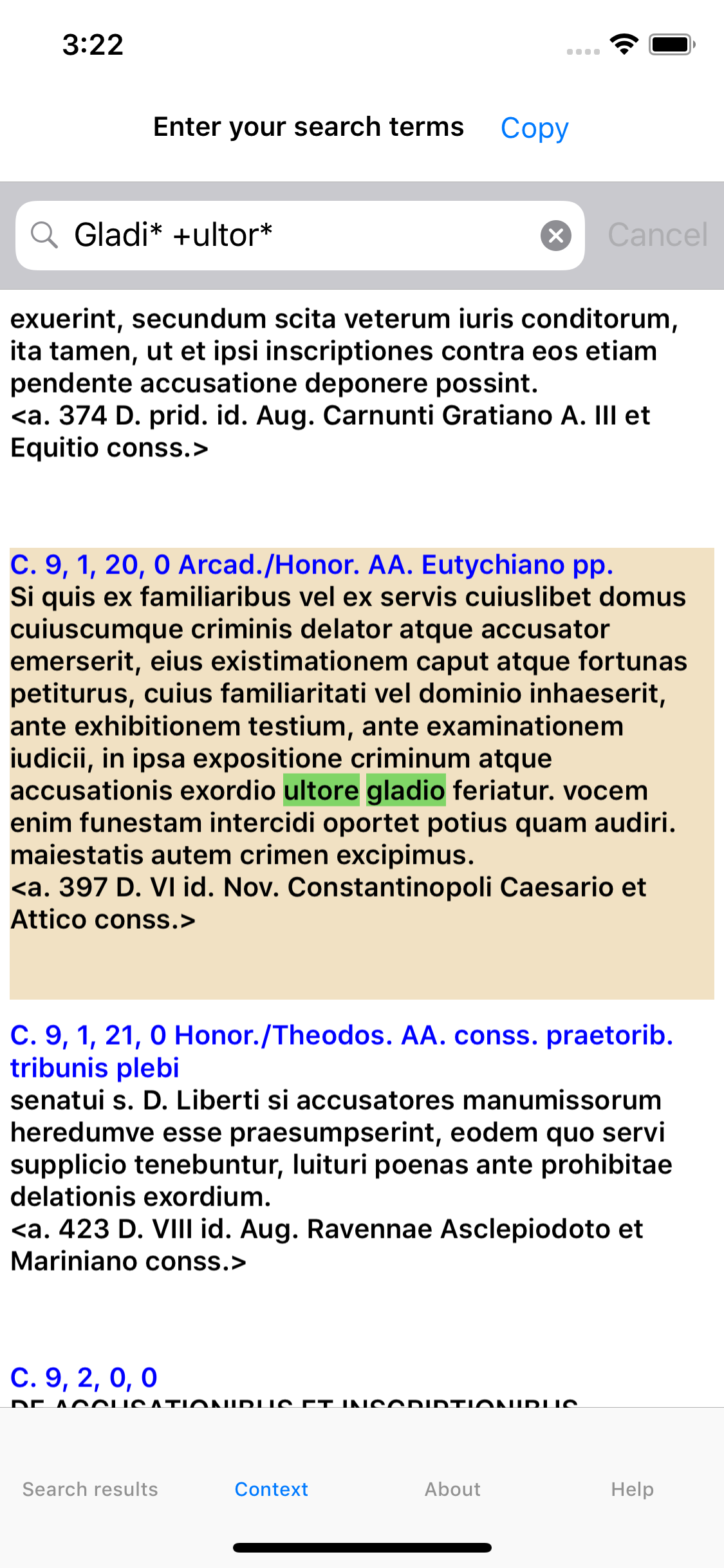 Amanuensis screenshot 2