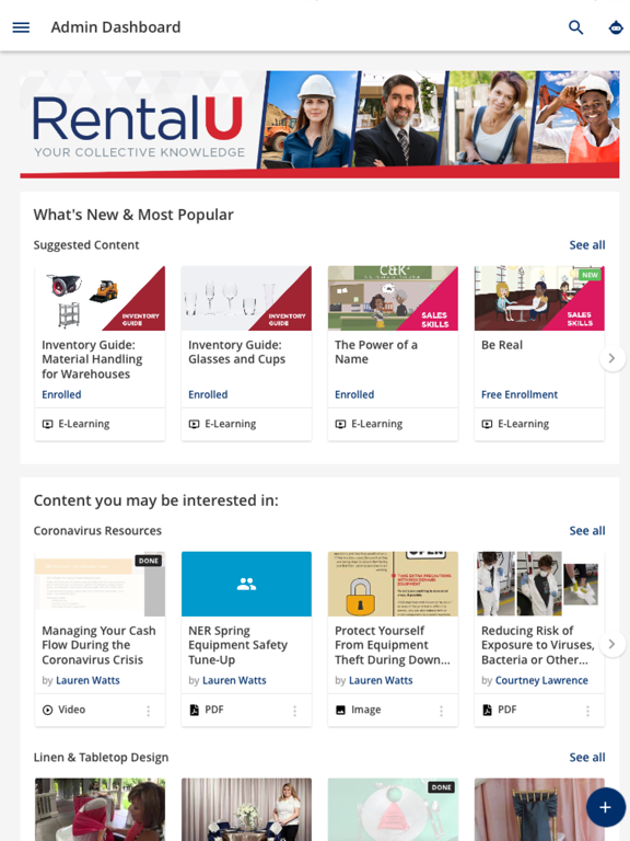 RentalU iPad screenshot 3 - Education app