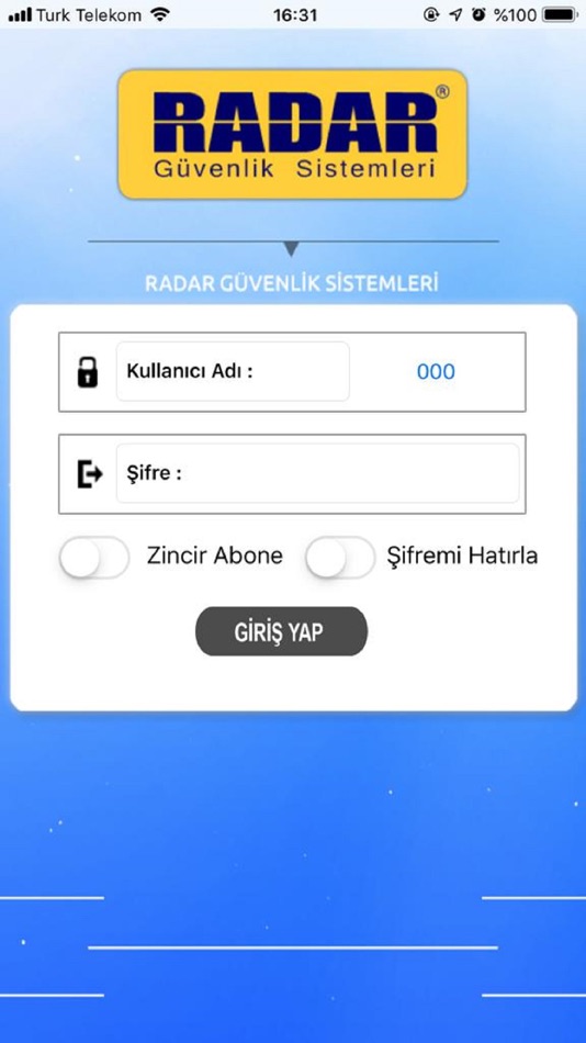 #1. Radar Alarm Sinyal Takibi (iOS) 由: Mustafa Bektas