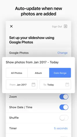 Game screenshot SoloSlides for Google Photos apk
